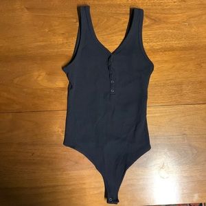 Abercrombie and fitch black bodysuit size XS